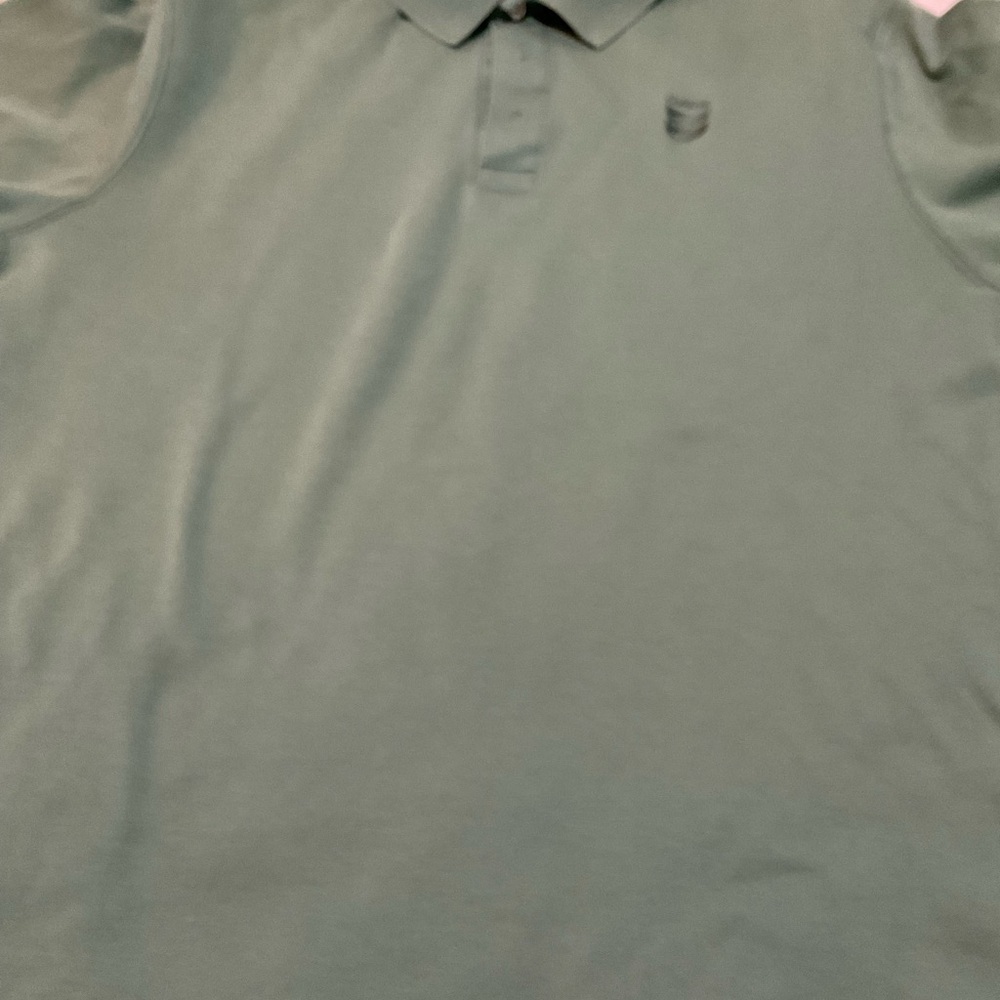 Lands' End Green Polo Shirt Classic Cotton Blend - Picture 4 of 5